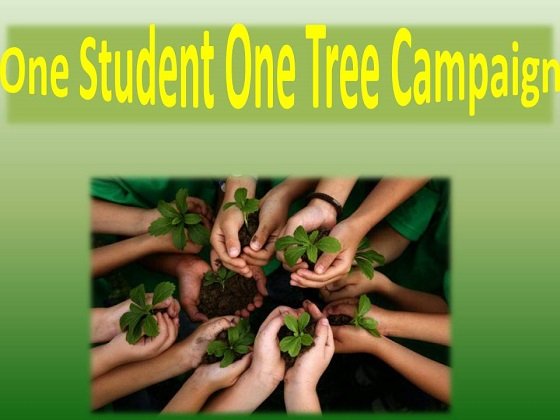 One Student One Tree Campaign